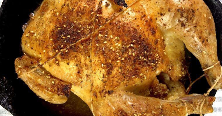 Easy Simple Roasted Chicken with 5 ingredients