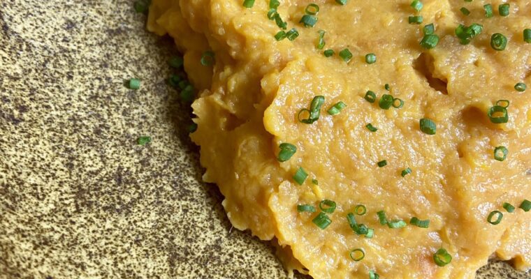 Mashed Sweet Potatoes with Coconut Milk