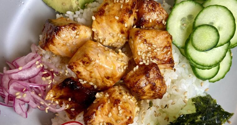 Salmon Rice Bowls